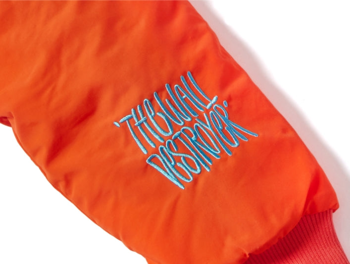 STIGMA(スティグマ) WOLF OVERSIZED QUILTED MA-1 JACKET ORANGE