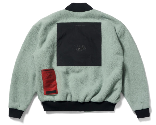 STIGMA(スティグマ) BLEND OVERSIZED FLEECE MA-1 JACKET OLIVE