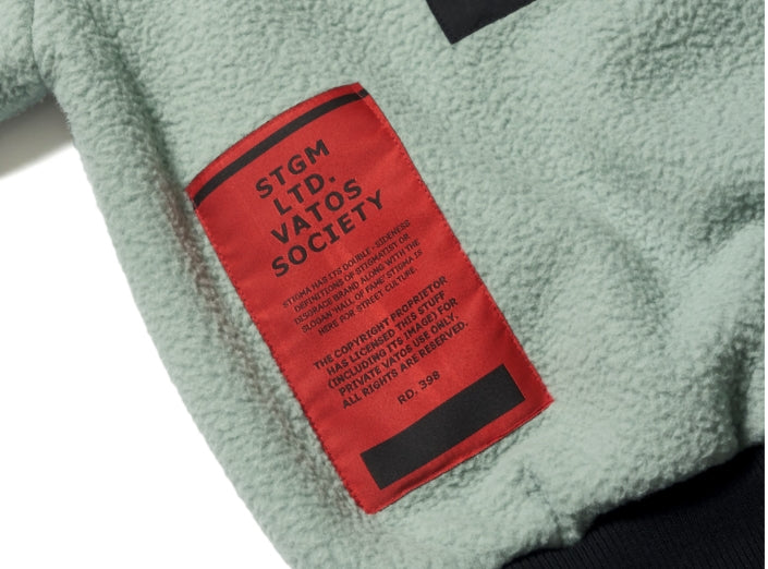 STIGMA(スティグマ) BLEND OVERSIZED FLEECE MA-1 JACKET OLIVE