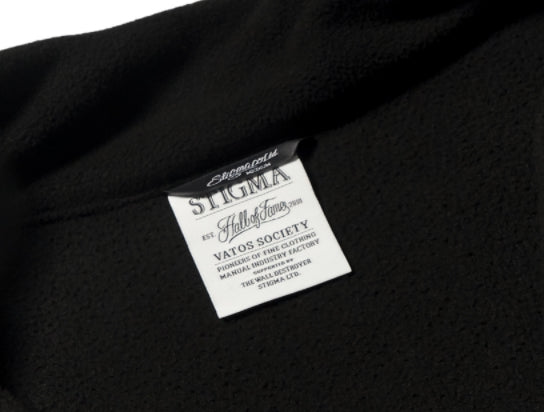 STIGMA(スティグマ) BLEND OVERSIZED FLEECE ANORAK JACKET BLACK