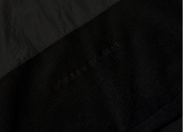 STIGMA(スティグマ) BLEND OVERSIZED FLEECE ANORAK JACKET BLACK