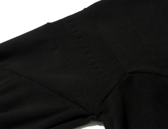 STIGMA(スティグマ) BLEND OVERSIZED FLEECE ANORAK JACKET BLACK