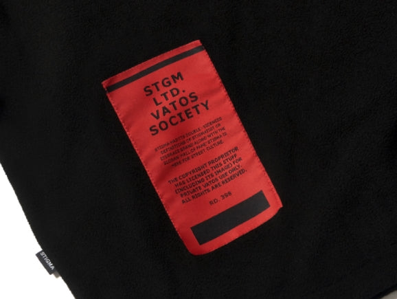 STIGMA(スティグマ) BLEND OVERSIZED FLEECE ANORAK JACKET BLACK