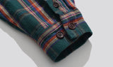 ダブルユーブイプロジェクト(WV PROJECT) Denish Long Check Shirt Green JILS7441