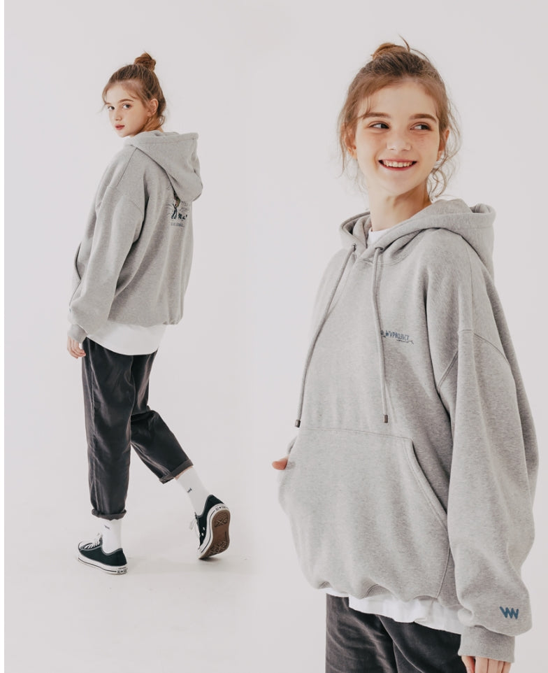ダブルユーブイプロジェクト(WV PROJECT)  Camboy Hoodie Grey KMHD7448