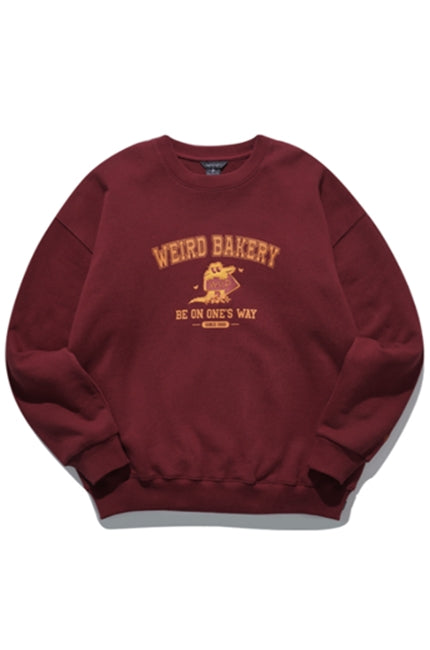 ダブルユーブイプロジェクト(WV PROJECT) Cookiedile Sweatshirt Burgundy KMMT7453