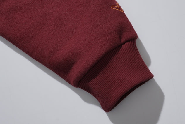 ダブルユーブイプロジェクト(WV PROJECT) Cookiedile Sweatshirt Burgundy KMMT7453
