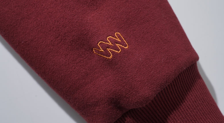 ダブルユーブイプロジェクト(WV PROJECT) Cookiedile Sweatshirt Burgundy KMMT7453
