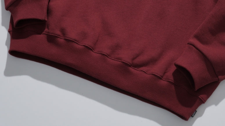 ダブルユーブイプロジェクト(WV PROJECT) Cookiedile Sweatshirt Burgundy KMMT7453