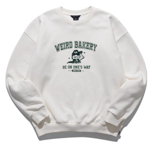 ダブルユーブイプロジェクト(WV PROJECT) Cookiedile Sweatshirt Cream KMMT7453
