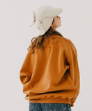 ダブルユーブイプロジェクト(WV PROJECT) Cookiedile Sweatshirt Camel KMMT7453