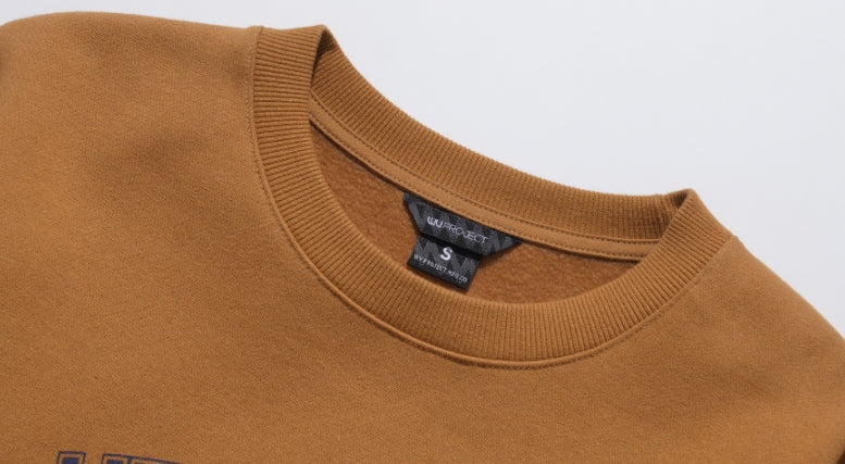 ダブルユーブイプロジェクト(WV PROJECT) Cookiedile Sweatshirt Camel KMMT7453