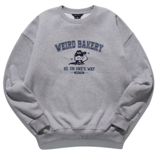 ダブルユーブイプロジェクト(WV PROJECT) Cookiedile Sweatshirt Grey KMMT7453