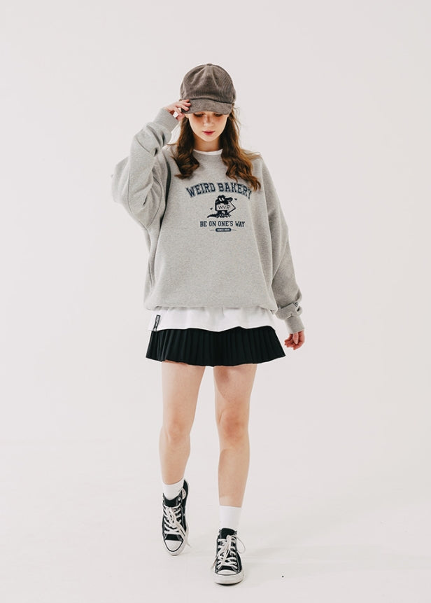 ダブルユーブイプロジェクト(WV PROJECT) Cookiedile Sweatshirt Grey KMMT7453