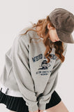 ダブルユーブイプロジェクト(WV PROJECT) Cookiedile Sweatshirt Grey KMMT7453