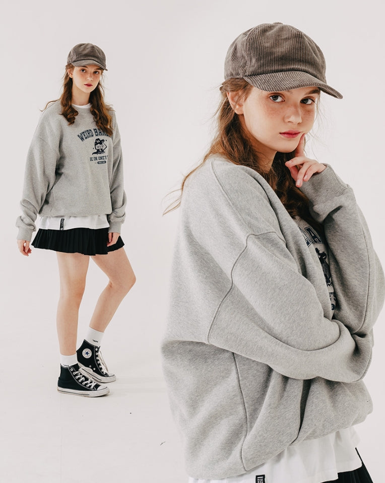 ダブルユーブイプロジェクト(WV PROJECT) Cookiedile Sweatshirt Grey KMMT7453