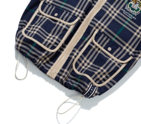 ロマンティッククラウン(ROMANTIC CROWN)  CLASSIC CHECK JACKET_NAVY