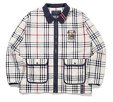 ロマンティッククラウン(ROMANTIC CROWN)  CLASSIC CHECK JACKET_OATMEAL