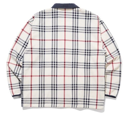 ロマンティッククラウン(ROMANTIC CROWN)  CLASSIC CHECK JACKET_OATMEAL