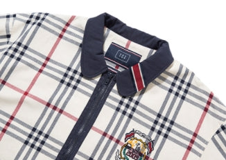 ロマンティッククラウン(ROMANTIC CROWN)  CLASSIC CHECK JACKET_OATMEAL