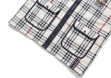 ロマンティッククラウン(ROMANTIC CROWN)  CLASSIC CHECK JACKET_OATMEAL