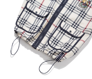 ロマンティッククラウン(ROMANTIC CROWN)  CLASSIC CHECK JACKET_OATMEAL