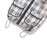 ロマンティッククラウン(ROMANTIC CROWN)  CLASSIC CHECK JACKET_OATMEAL