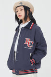 ロマンティッククラウン(ROMANTIC CROWN) RC LOGO BOMBER JACKET_NAVY