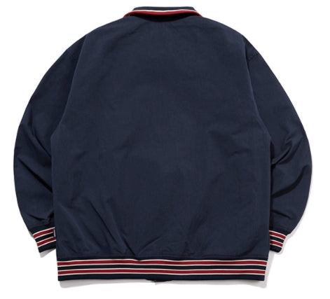 ロマンティッククラウン(ROMANTIC CROWN) RC LOGO BOMBER JACKET_NAVY