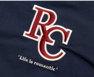 ロマンティッククラウン(ROMANTIC CROWN) RC LOGO BOMBER JACKET_NAVY