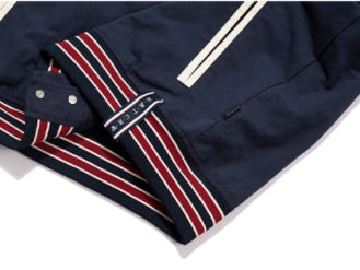 ロマンティッククラウン(ROMANTIC CROWN) RC LOGO BOMBER JACKET_NAVY