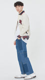 ロマンティッククラウン(ROMANTIC CROWN)  RC LOGO BOMBER JACKET_OATMEAL