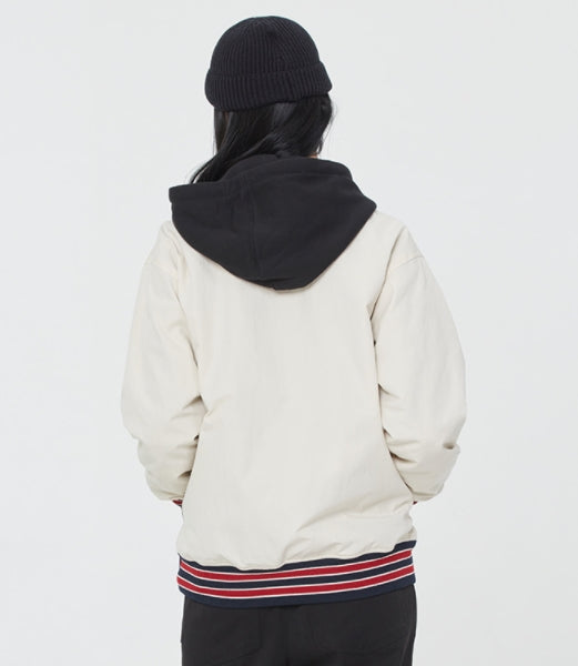 ロマンティッククラウン(ROMANTIC CROWN)  RC LOGO BOMBER JACKET_OATMEAL