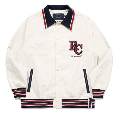 ロマンティッククラウン(ROMANTIC CROWN)  RC LOGO BOMBER JACKET_OATMEAL