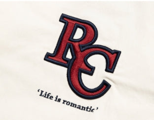 ロマンティッククラウン(ROMANTIC CROWN)  RC LOGO BOMBER JACKET_OATMEAL