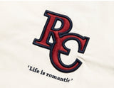 ロマンティッククラウン(ROMANTIC CROWN)  RC LOGO BOMBER JACKET_OATMEAL
