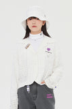 TARGETTO(ターゲット) LACE CROP BLAZER_WHITE