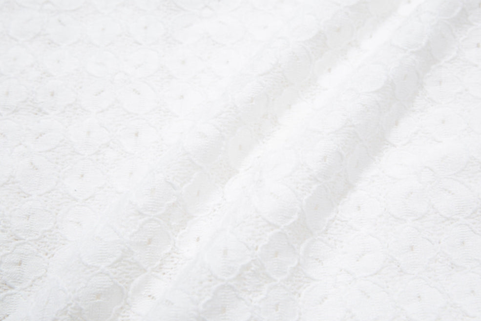 TARGETTO(ターゲット) LACE CROP BLAZER_WHITE