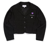 TARGETTO(ターゲット) LACE CROP BLAZER_BLACK
