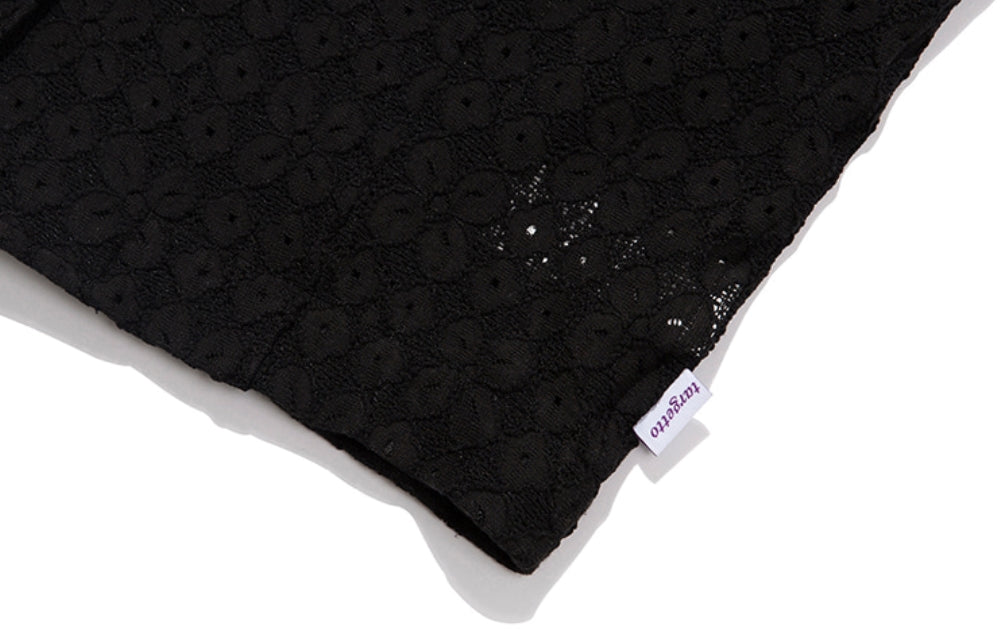 TARGETTO(ターゲット) LACE CROP BLAZER_BLACK
