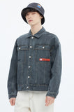 ベドインベド(BADINBAD) BACK POCKET DENIM JACKET_DARK GREY