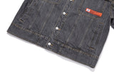 ベドインベド(BADINBAD) BACK POCKET DENIM JACKET_DARK GREY