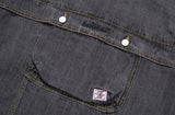 ベドインベド(BADINBAD) BACK POCKET DENIM JACKET_DARK GREY