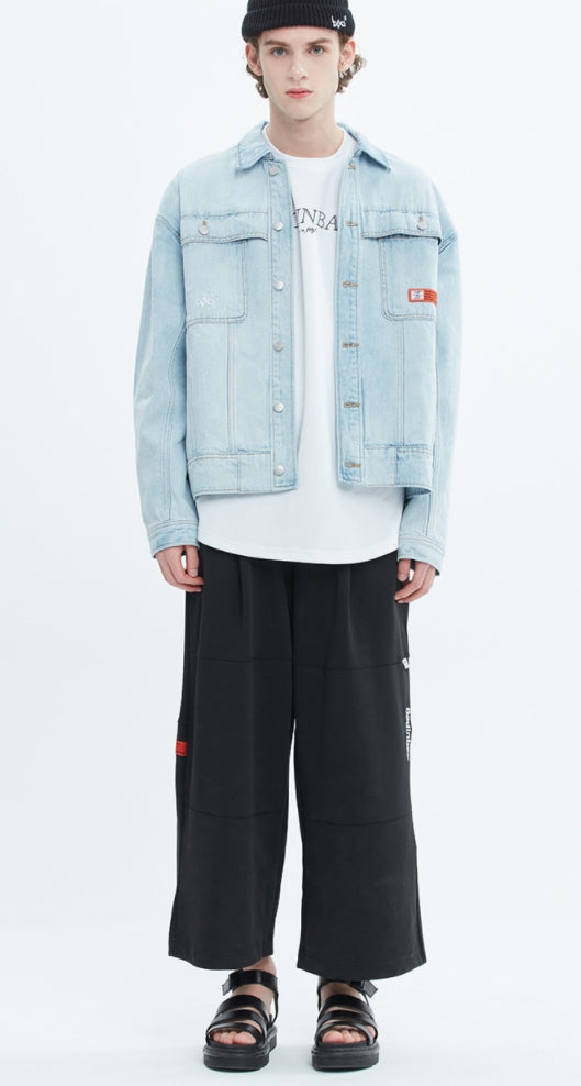 ベドインベド(BADINBAD) BACK POCKET DENIM JACKET_SKY BLUE