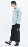 ベドインベド(BADINBAD) BACK POCKET DENIM JACKET_SKY BLUE