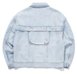 ベドインベド(BADINBAD) BACK POCKET DENIM JACKET_SKY BLUE