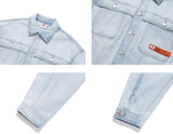 ベドインベド(BADINBAD) BACK POCKET DENIM JACKET_SKY BLUE
