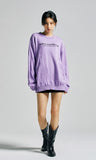 セイントペイン(SAINTPAIN)  SP Beileve Semi Over Knit-Light Purple