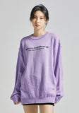 セイントペイン(SAINTPAIN)  SP Beileve Semi Over Knit-Light Purple