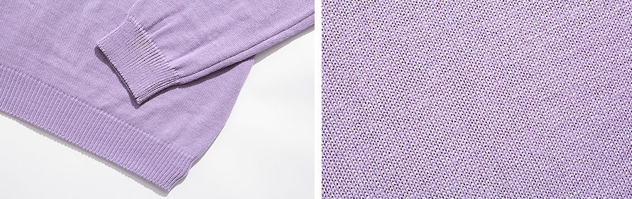 セイントペイン(SAINTPAIN)  SP Beileve Semi Over Knit-Light Purple